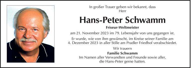 Peter Schwamm Bild