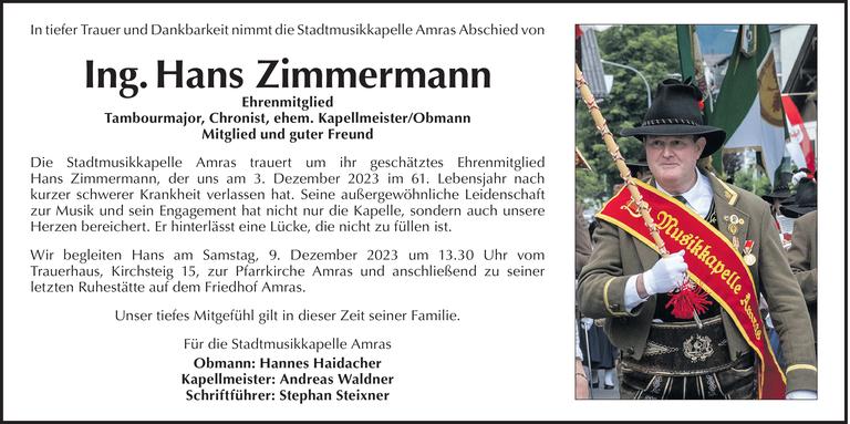 Hans Zimmermann Bild