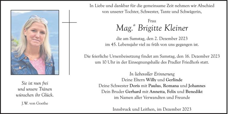 Brigitte Kleiner Bild