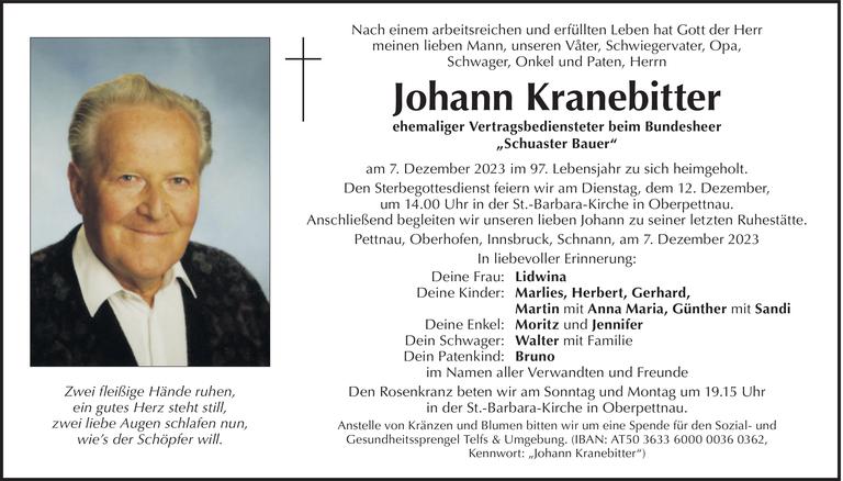 Johann Kranebitter Bild