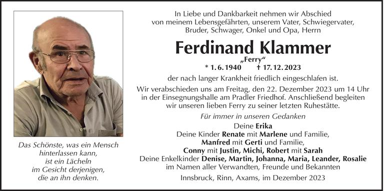 Ferdinand  Klammer Bild