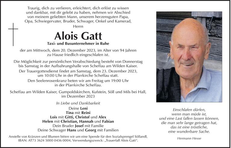 Alois Gatt Bild