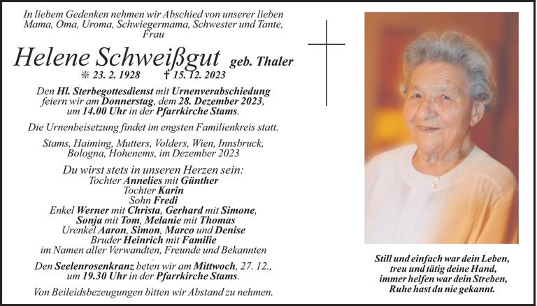 Helene  Schweißgut Bild