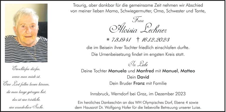 Aloisia Lechner Bild