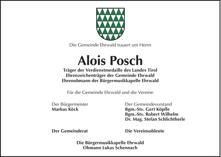 Alois Posch Bild