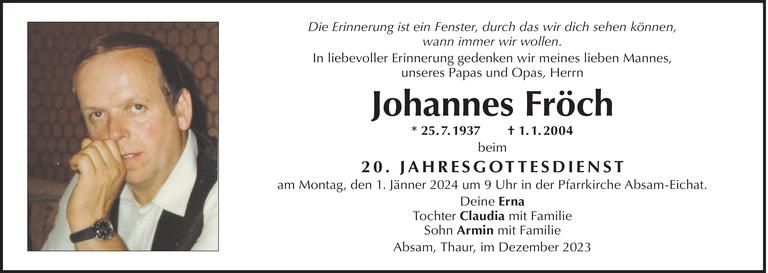 Johannes Fröch Bild