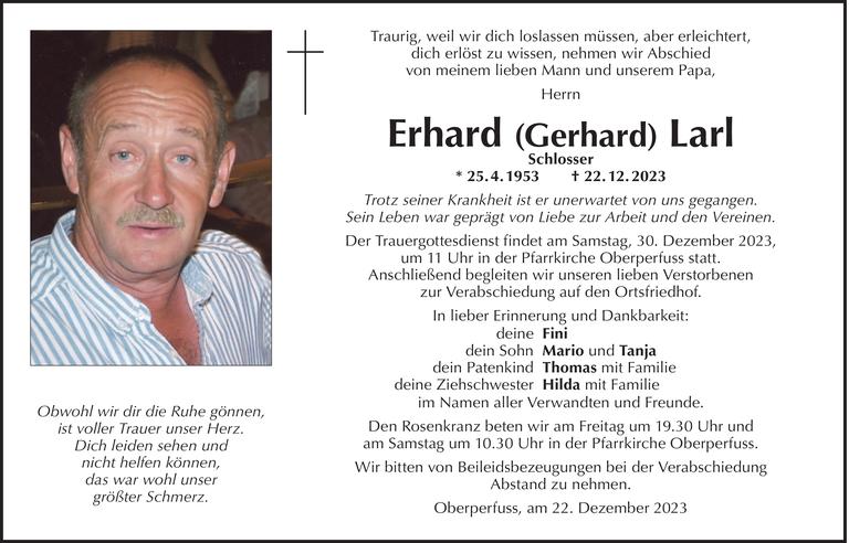 Erhard Larl Bild