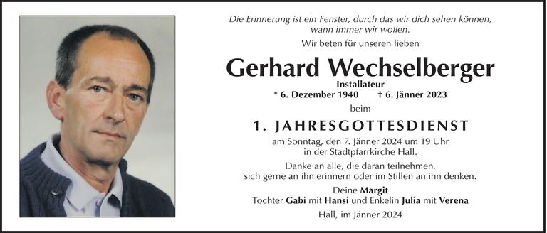 Gerhard Wechselberger Bild