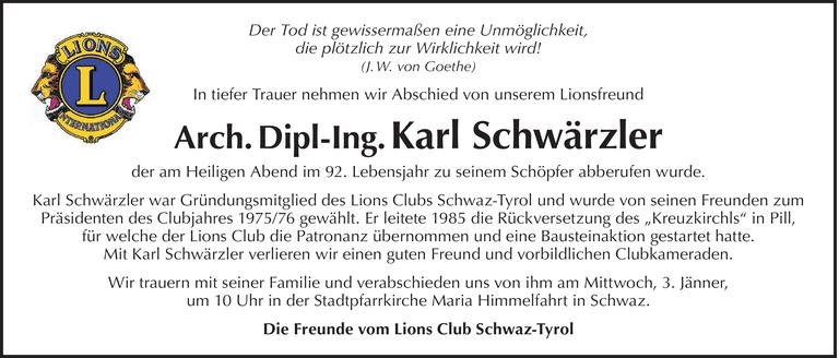 Karl Schwärzler Bild