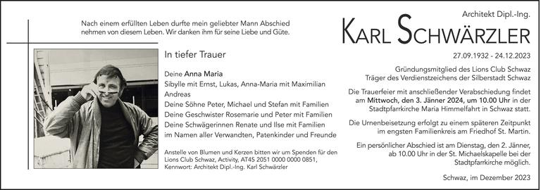 Karl Schwärzler Bild