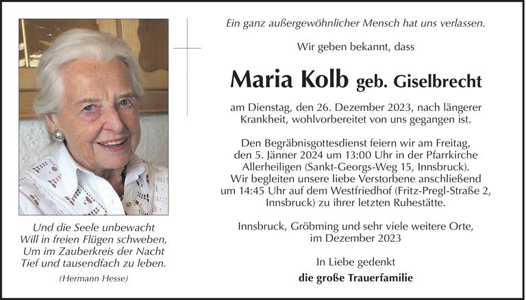 Maria  Kolb Bild