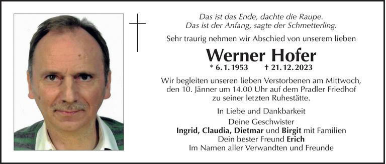 Werner Hofer Bild