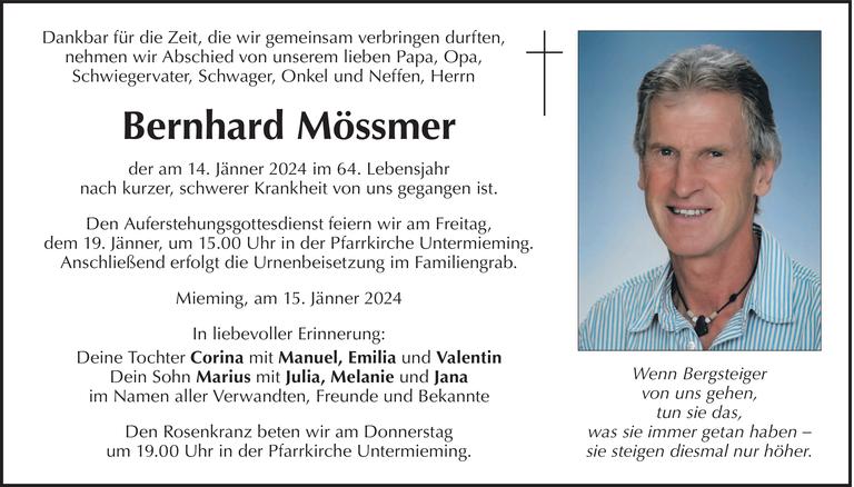 Bernhard  Mössmer Bild