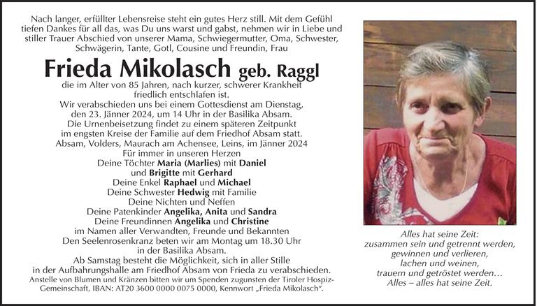 Frieda Mikolasch Bild