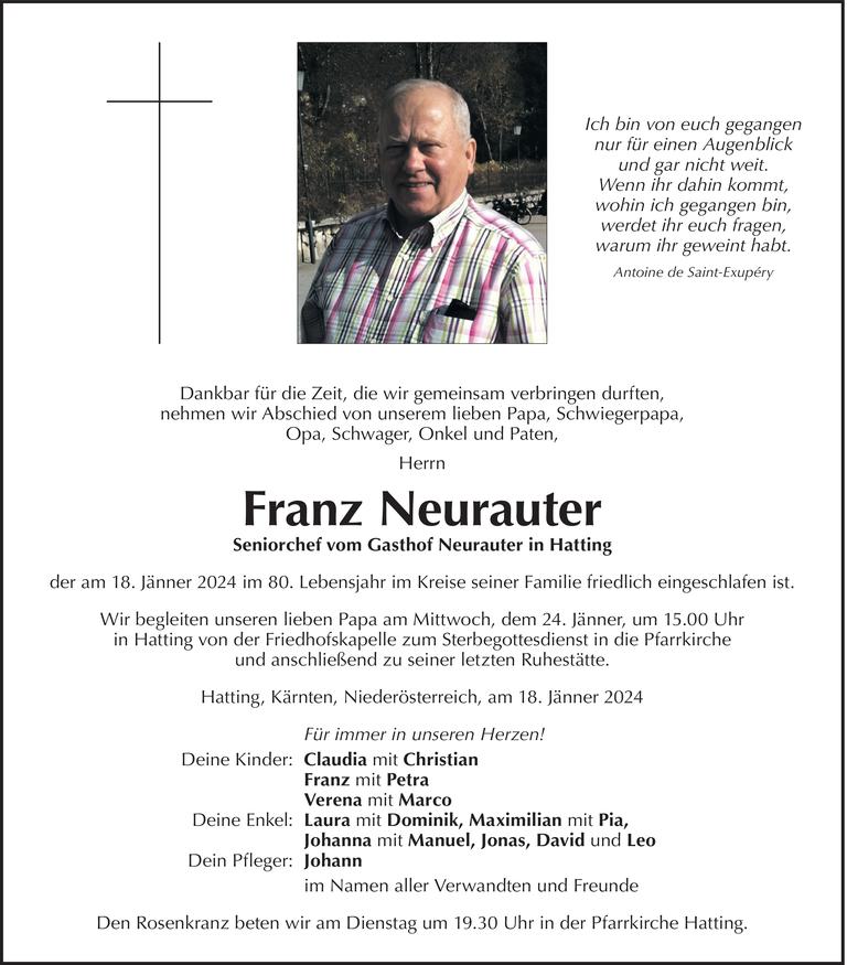 Franz Neurauter Bild