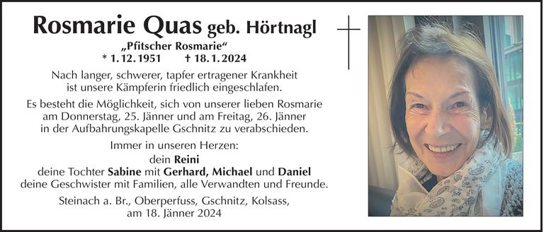 Rosmarie Quas Bild