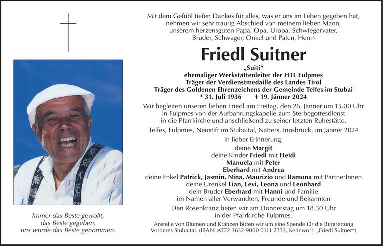 Friedl Suitner Bild
