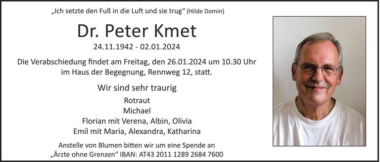 Peter Kmet Bild