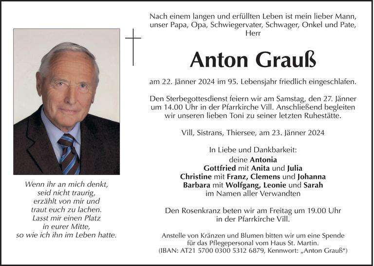 Anton Grauß Bild