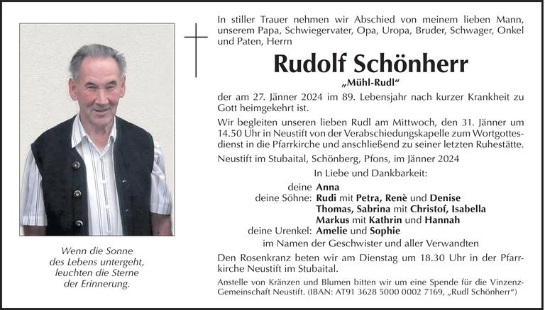 Rudolf Schönherr Bild