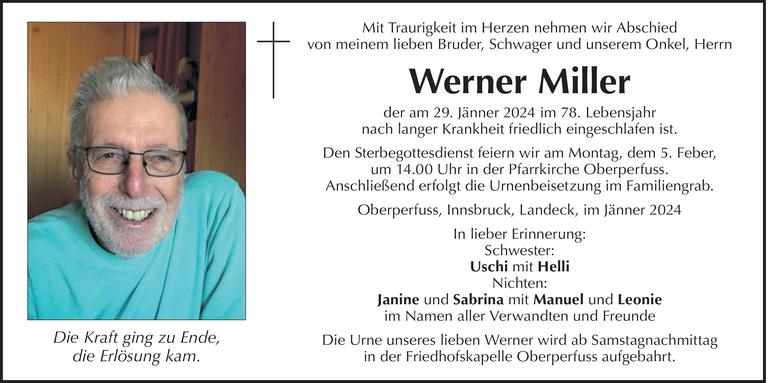 Werner  Miller Bild