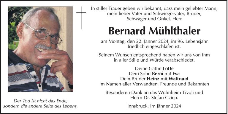 Bernard  Mühlthaler Bild