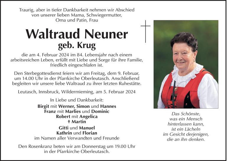 Waltraud Neuner Bild