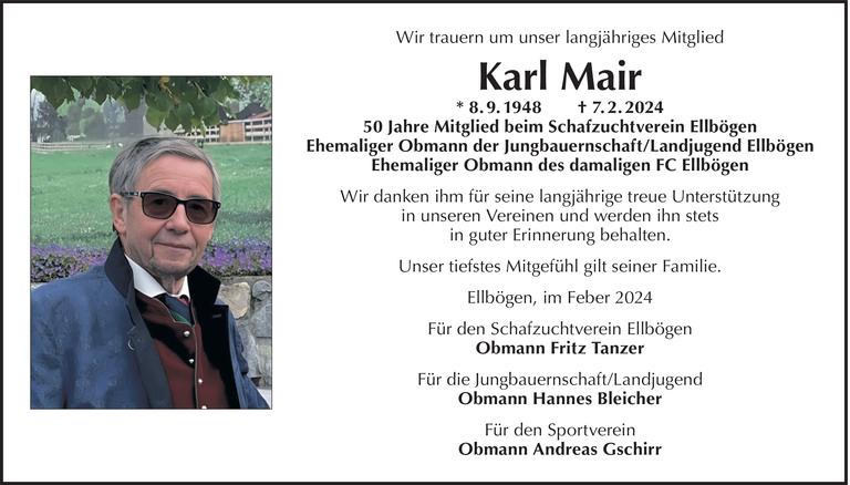 Karl Mair Bild