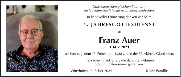 Franz Auer Bild