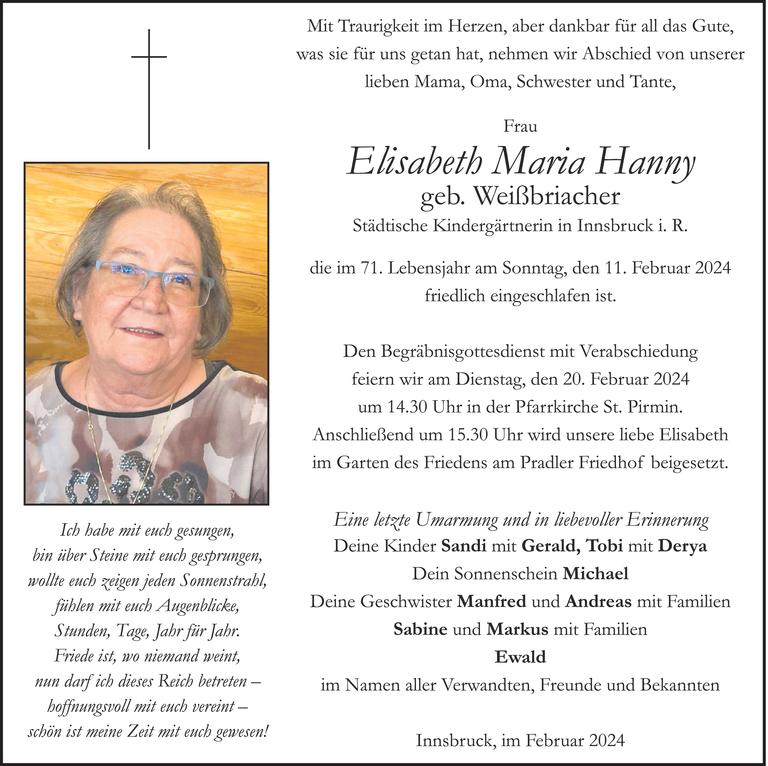 Elisabeth Maria Hanny Bild