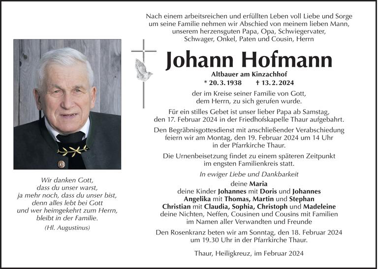Johann Hofmann Bild
