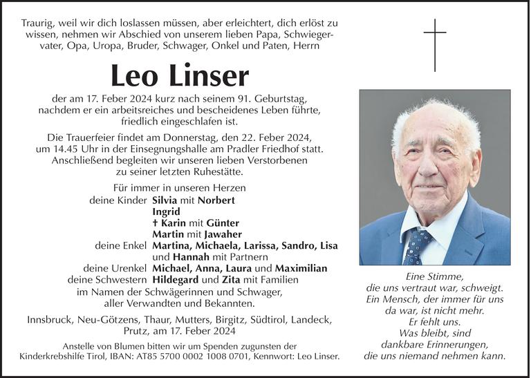 Leo Linser Bild