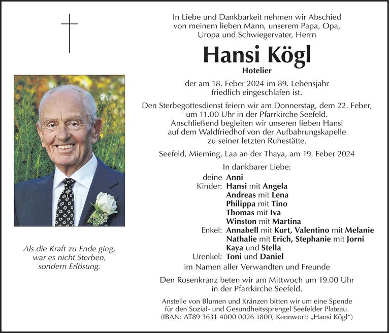 Hansi Kögl Bild