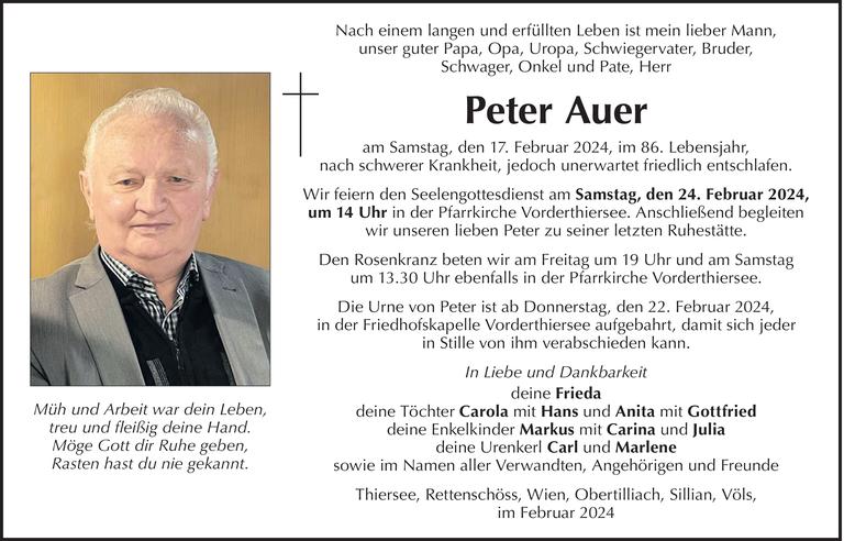Peter Auer Bild