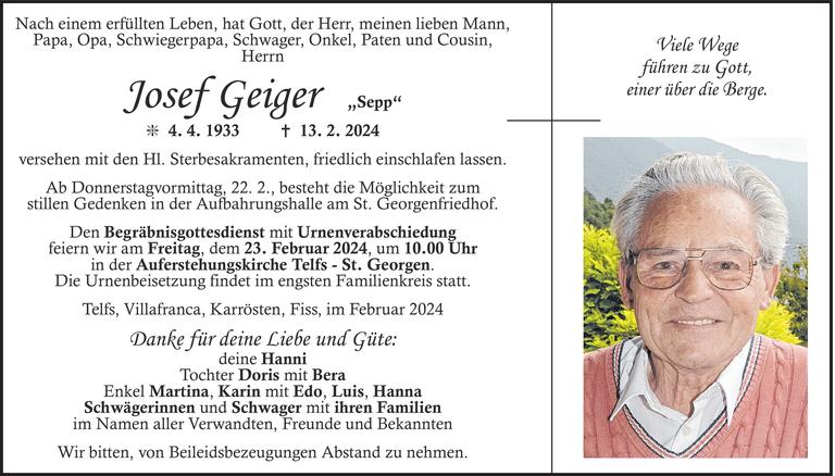 Josef Geiger Bild