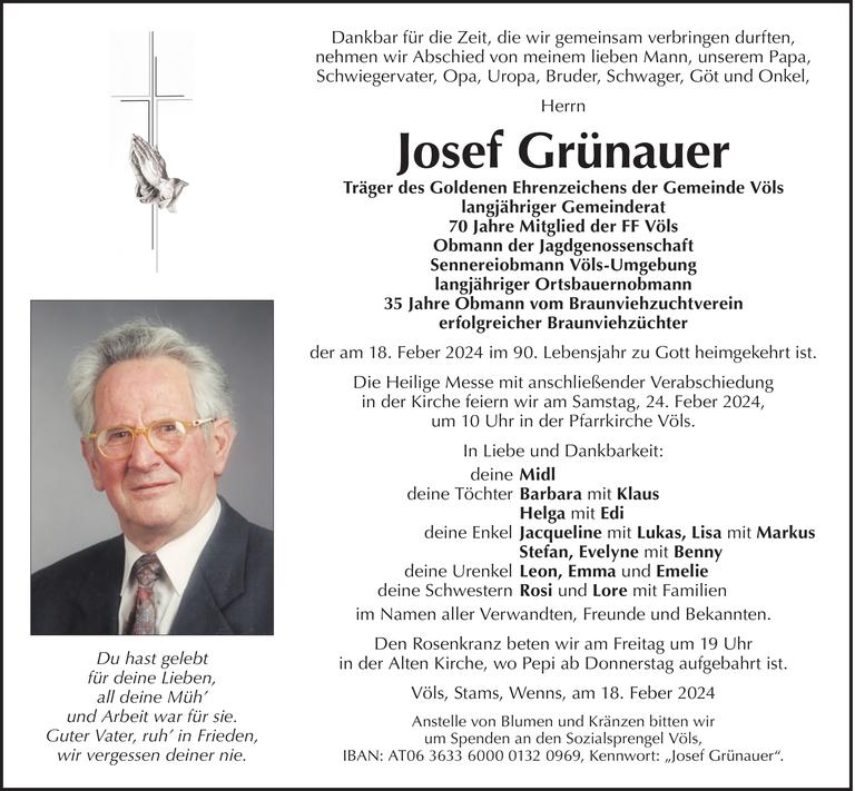 Josef Grünauer Bild