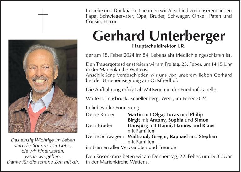 Gerhard Unterberger Bild