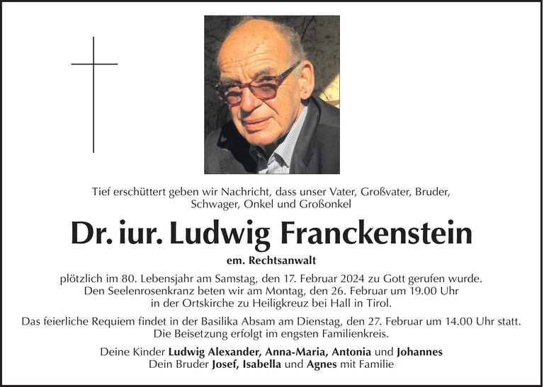 Ludwig Franckenstein Bild