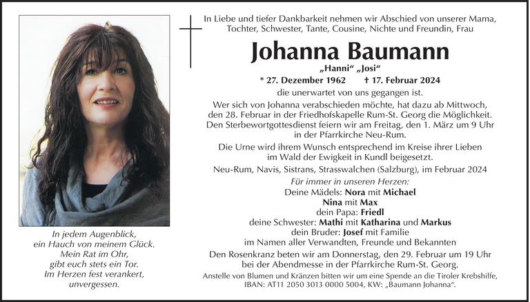 Johanna Baumann Bild