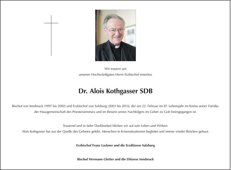 Alois Kothgasser Bild