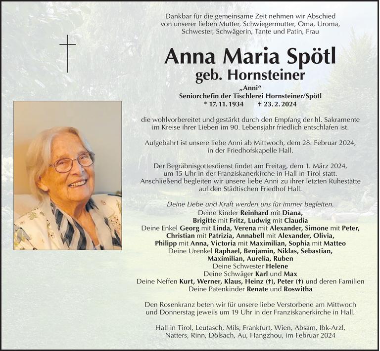 Anna Maria  Spötl Bild