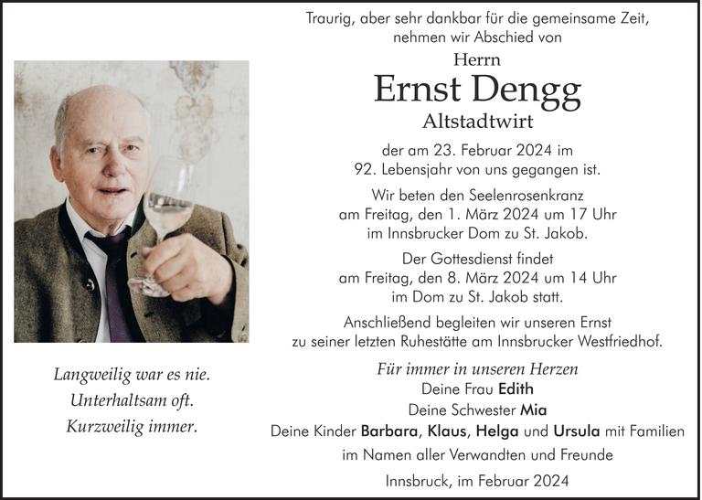Ernst Dengg Bild