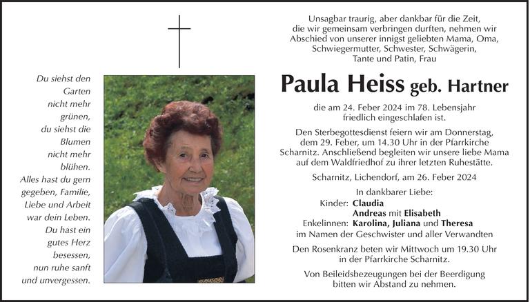 Paula  Heiss Bild