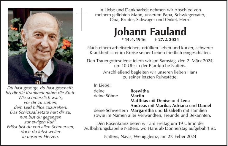 Johann Fauland