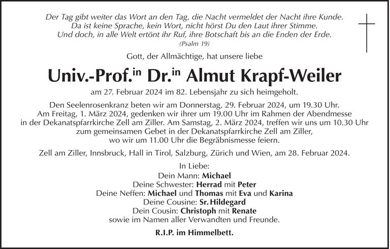 Almut Krapf-Weiler