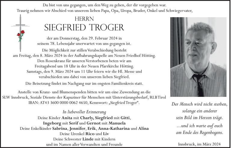 Siegfried Troger Bild