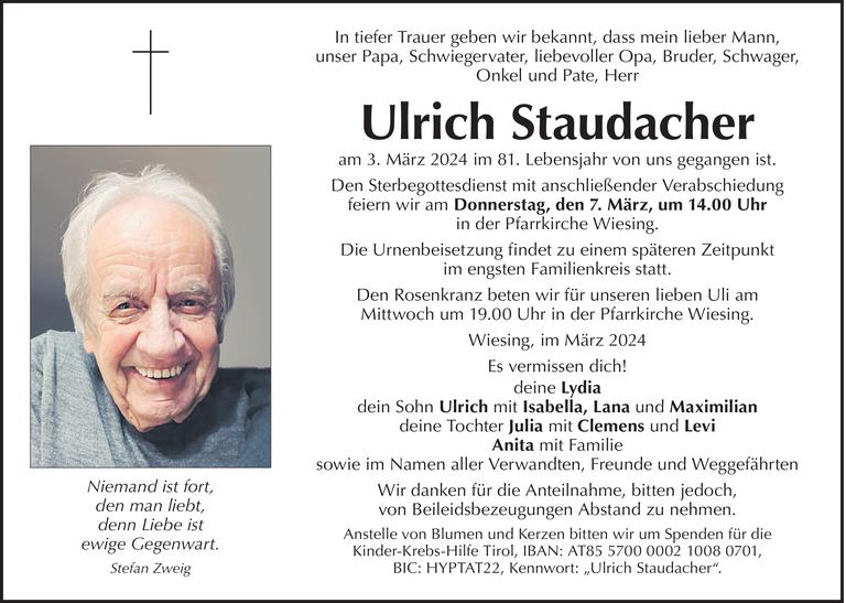 Ulrich Staudacher Bild