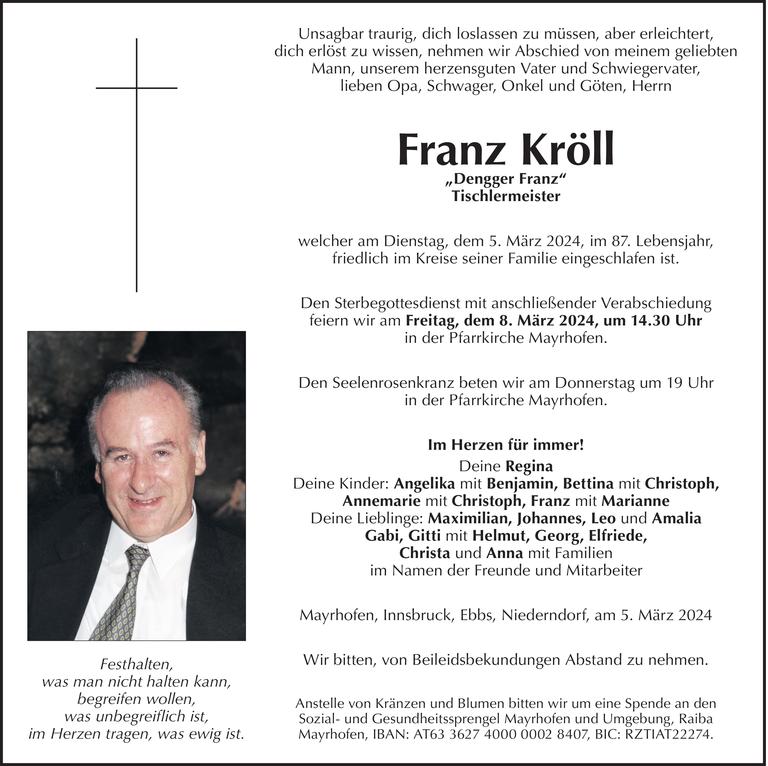 Franz Kröll Bild