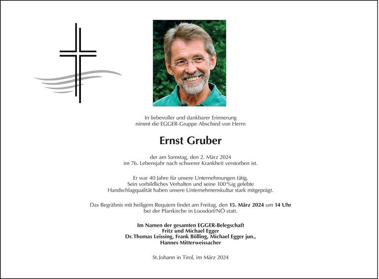 Ernst Gruber Bild