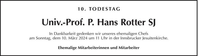 Hans Rotter Bild